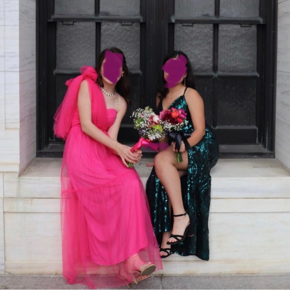 Pink tulle dress